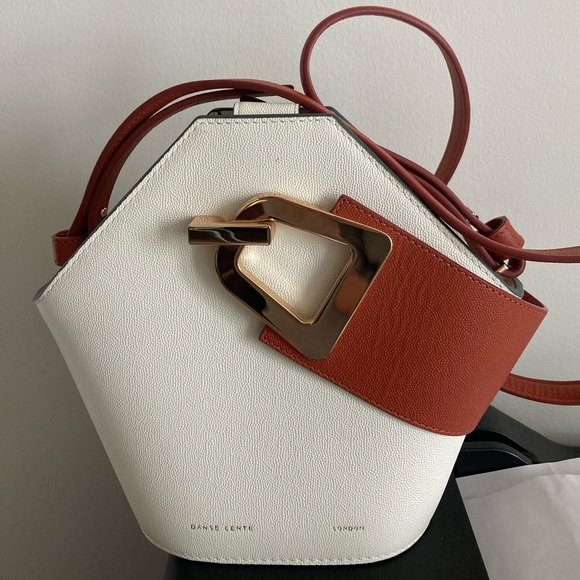 Danse Lente Mini Johnny Leather Hexagonal Bucket Bag - Picture 5 of 9